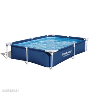 Factory price summer outdoor metal frame inflatable swimming pool
