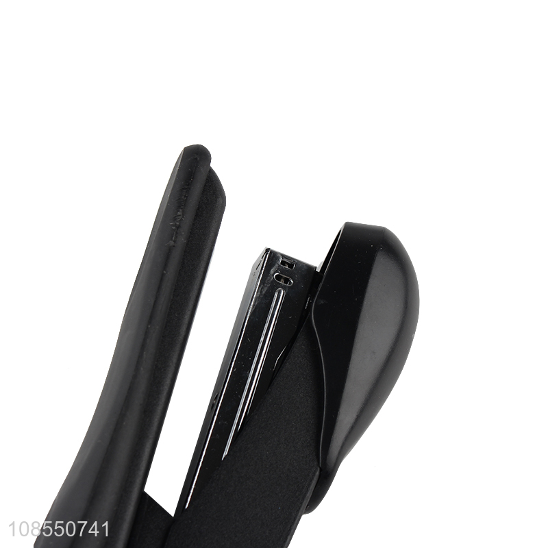 Yiwu market black metal stationery plier stapler for sale