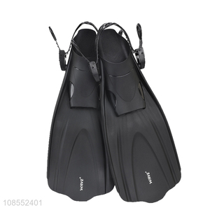 Private label adjustable snorkeling fins diving flippers for men women