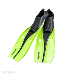 Wholesale swim training flippers snorkeling fins for kids men women