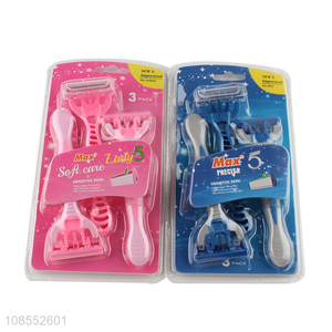 Good price 5 blades disposable razors with lubricating strip