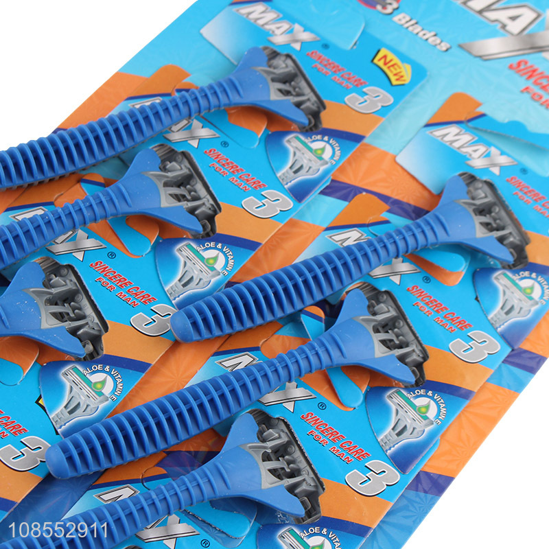 Good sale multipurpose disposable razors triple blades razors