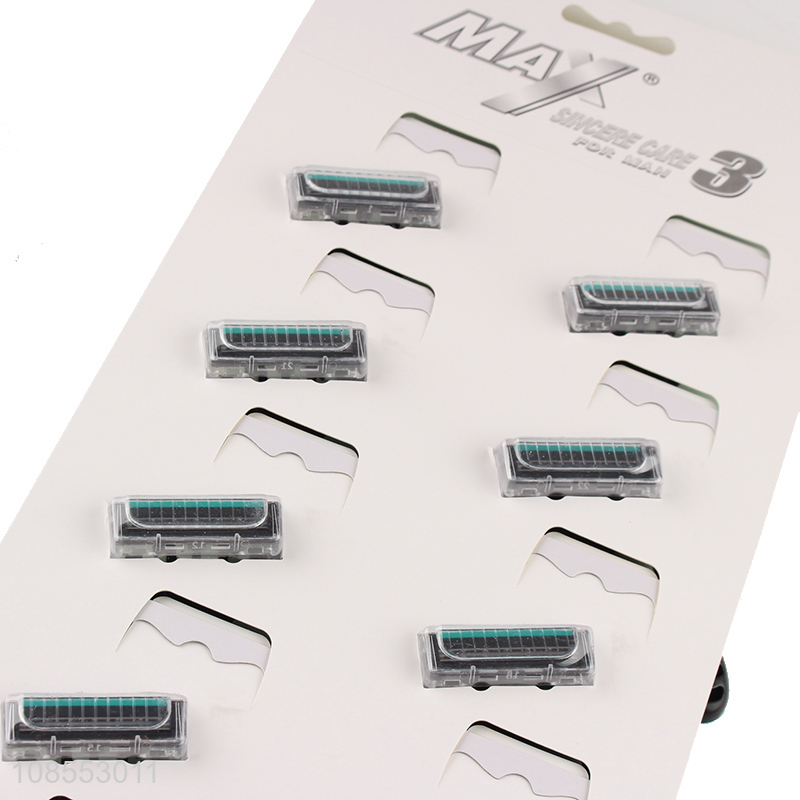 China supplier triple blades disposable razors with comfort grip