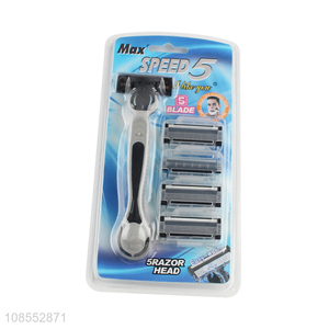 Bottom price 5 blades disposable razors multipurpose shaving razor