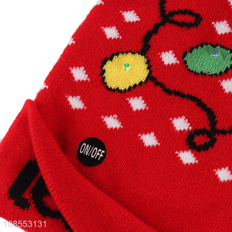 Best selling soft warm knitted christmas hat wholesale