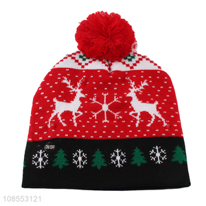 China products winter warm christmas beanies hat knitted hat
