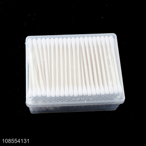 Factory supply 200pcs paper cotton swabs cotton tipped applicator