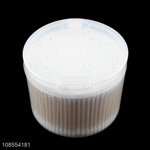 Hot selling 500pcs bamboo stick cotton swabs for makeup removers