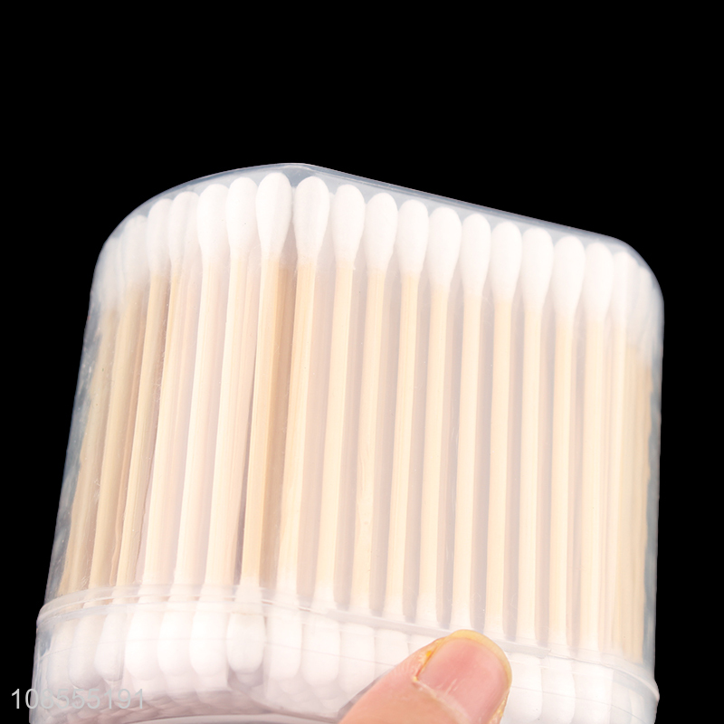 China products 300pieces bamboo stick cotton swab for sale
