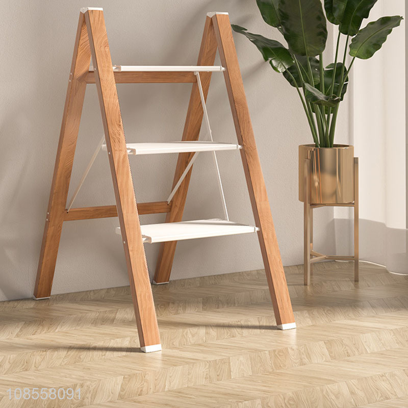 Wholesale folding domestic ladder multifunctional flower stand ladder