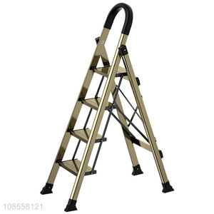 Factory price aluminum folding step ladder for household