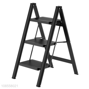 China factory aluminium step foldable ladder for household
