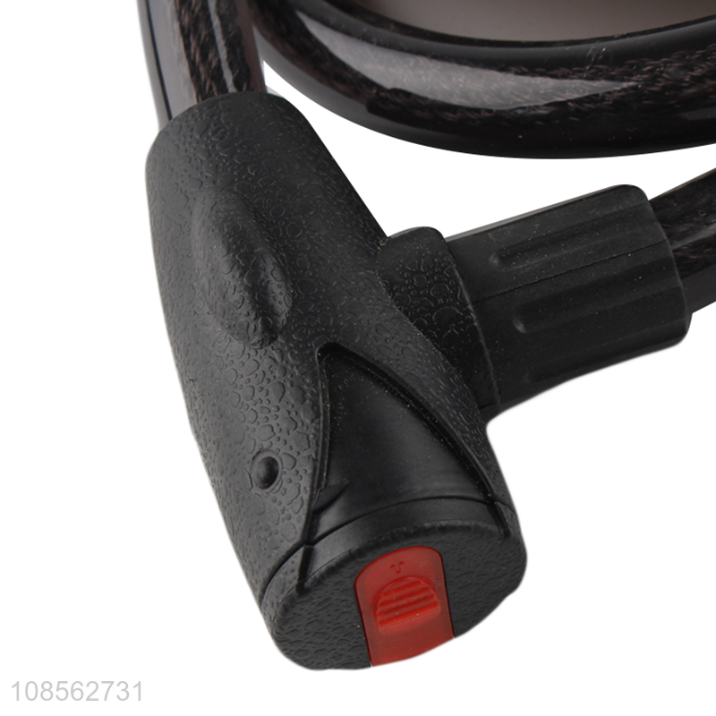 Hot selling bicycle security bicycle cable lock with keys