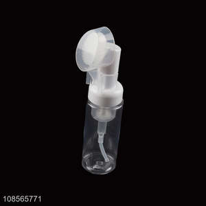 High quality pp material foaming pump bottle with silicone brush