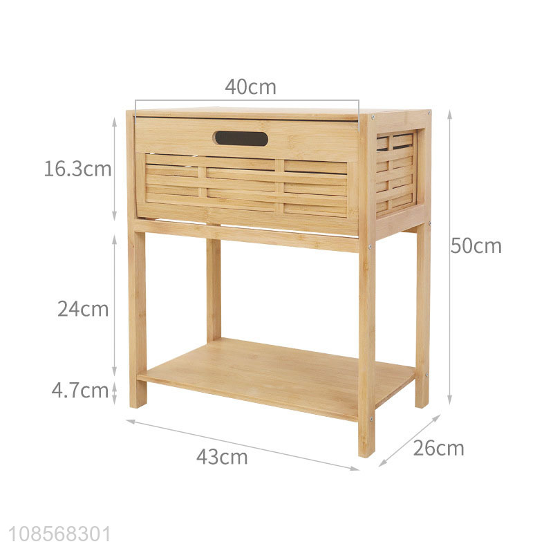 Best selling wood beside nightstands drawer table wholesale