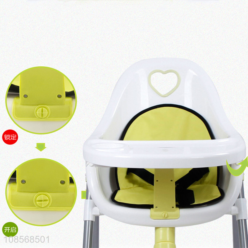 Good price kids foldable plastic feeding chairs set booster seat