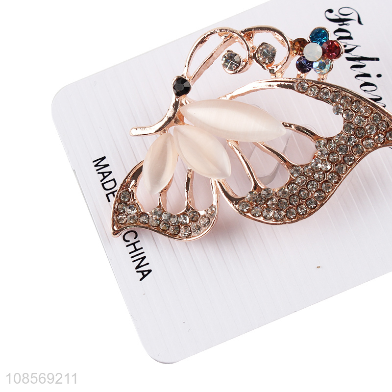 Latest design butterfly brooch alloy brooch pin birthday gifts