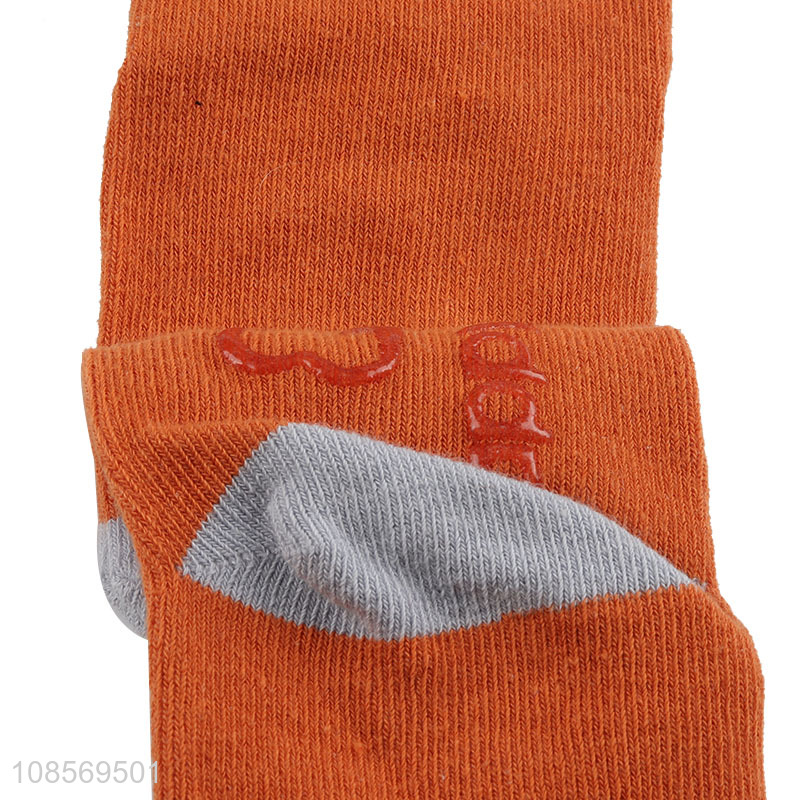 Best selling cute design anti-slip long baby socks