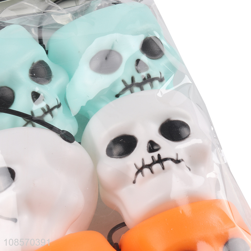 Hot selling 6pieces Halloween supplies skull gift buckets