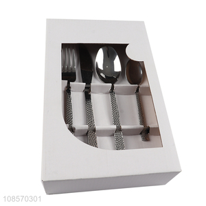 Factory supply stainless steel home restaurant tableware set