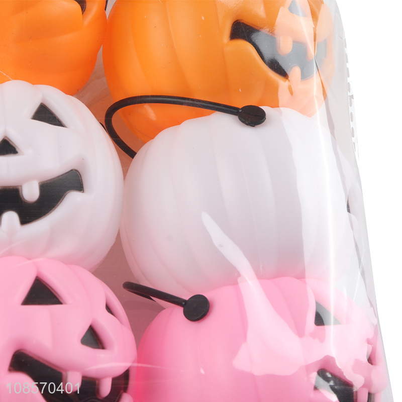 Wholesale from china 6pieces pumpkin shaped candy bucket set