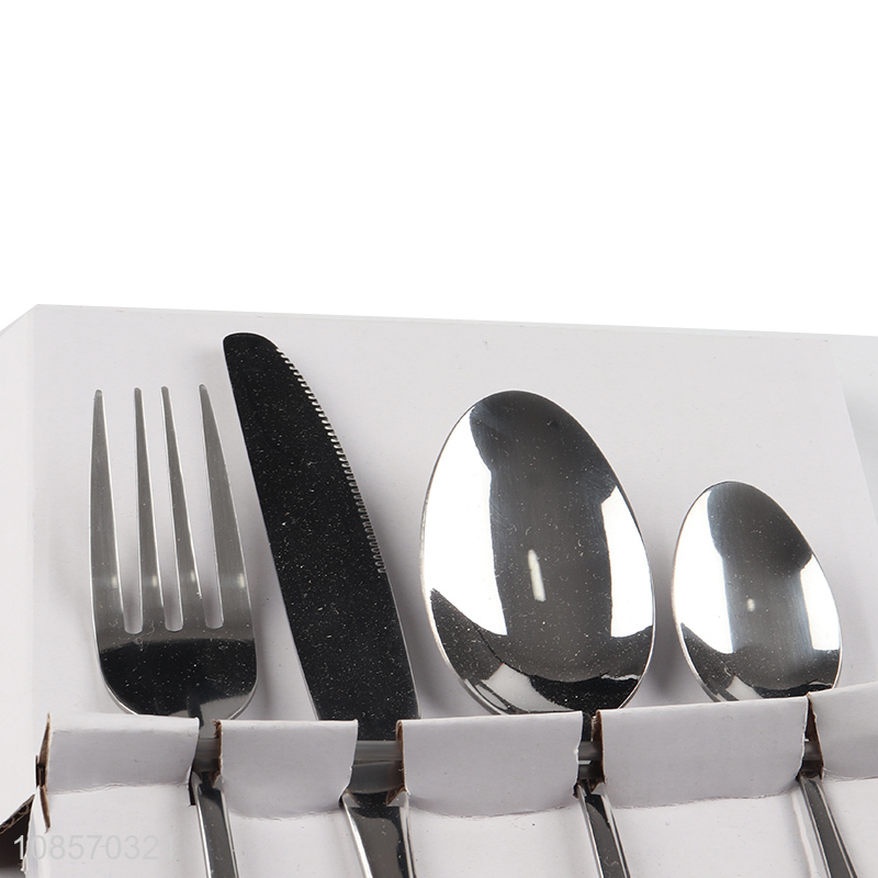 China products stainless steel tableware set for household