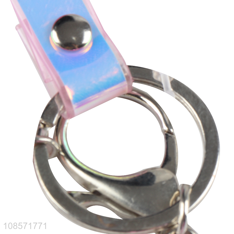 New design electroplated acrylic bear keychain bag pendant