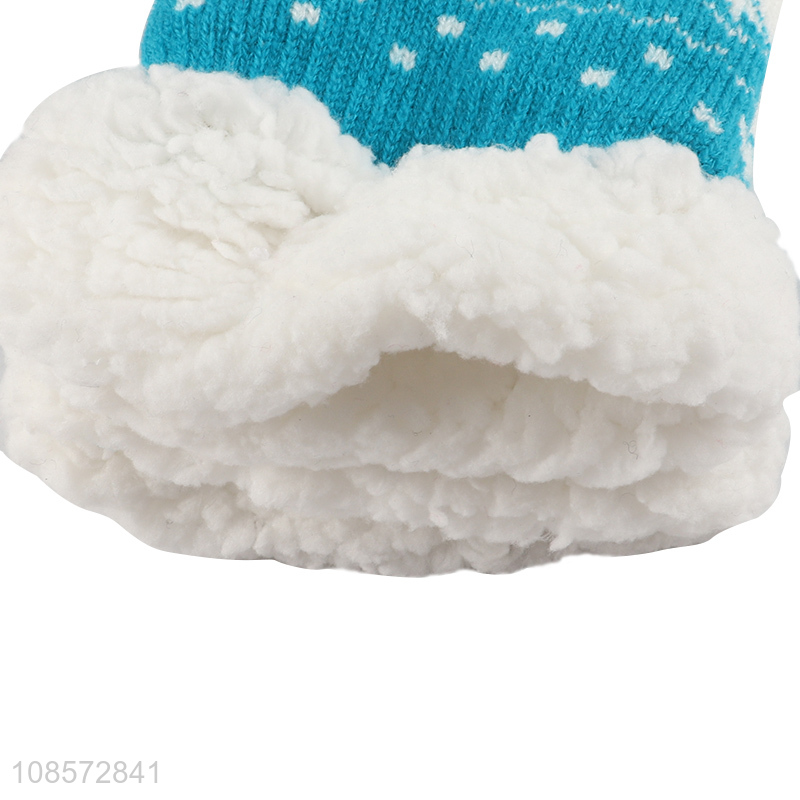 China wholesale winter warm home floor socks plush socks
