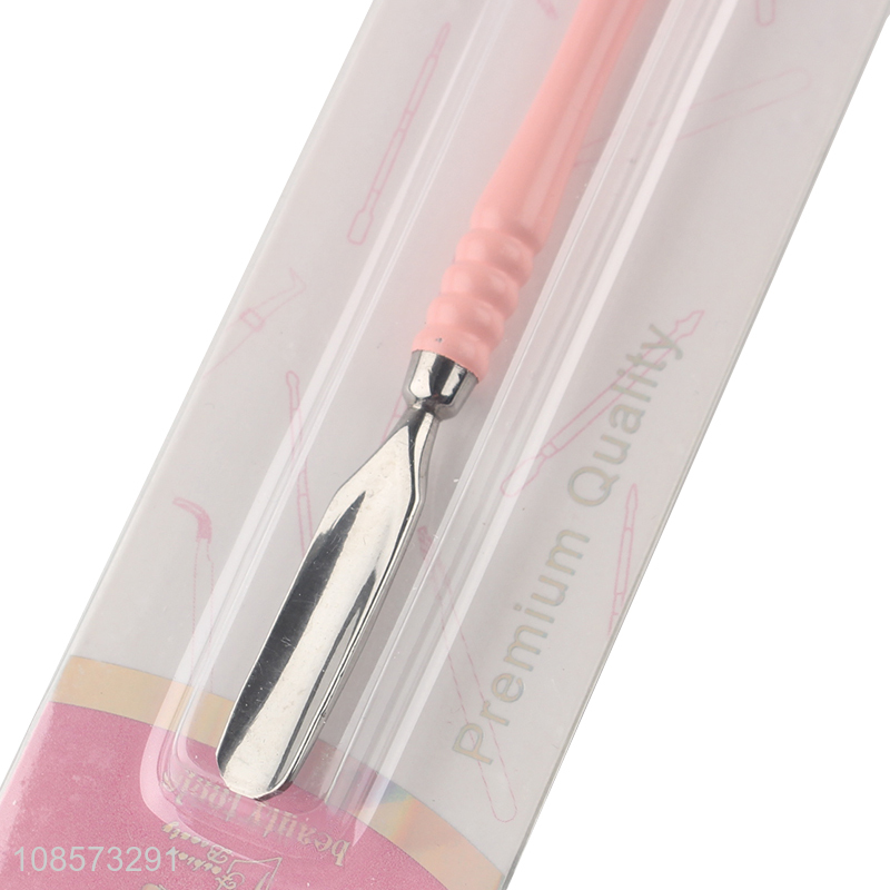 Popular products stainless steel cuticle pusher cuticle remover
