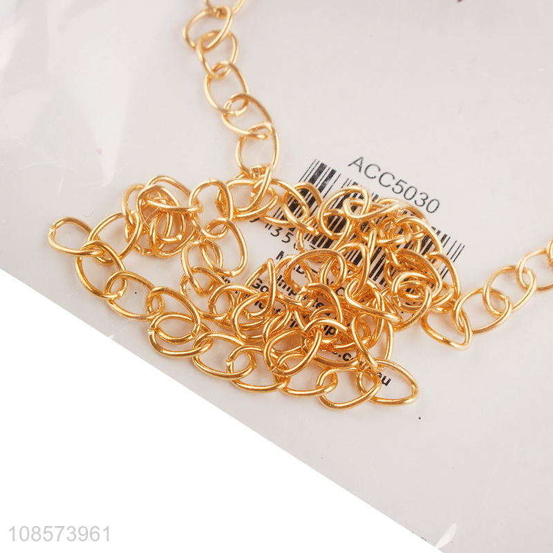 Good quality alloy jewelry disco necklace for decoration