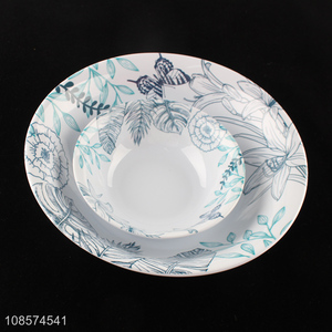 Best quality decorative melamine dinner plate for sale