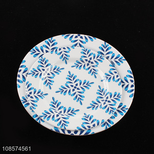 Most popular round decorative tableware melamine plate