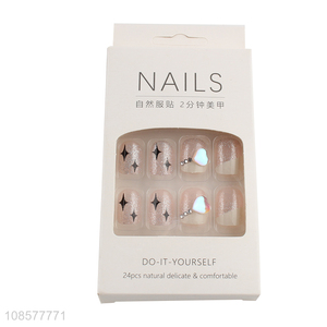 China products natural comfortable nail art fake nail decoration