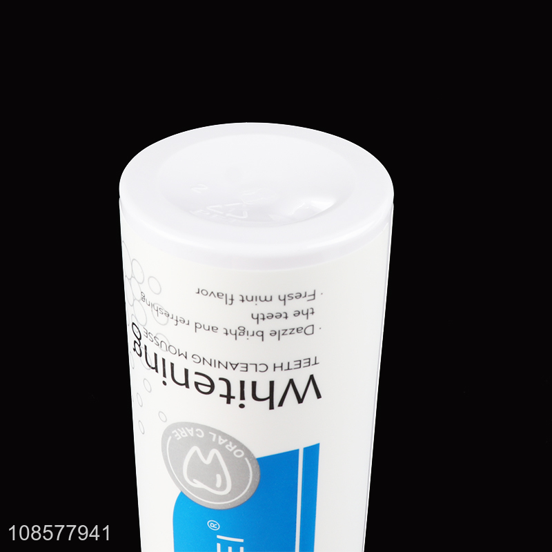 Wholesale fresh minit flavor whitening teeth cleaning mousse