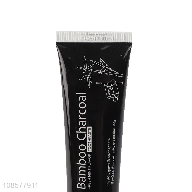 Factory supply bamboo charcoal fresh mint flavor toothpaste