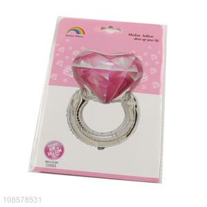 Wholesale from china <em>wedding</em> <em>decoration</em> ring foil balloon