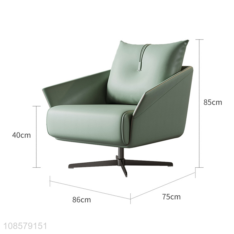 Hot selling luxury single sofa rotating chair lounge chair