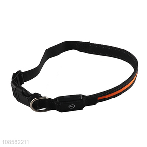 Online wholesale adjustable heavy duty braided dog collar