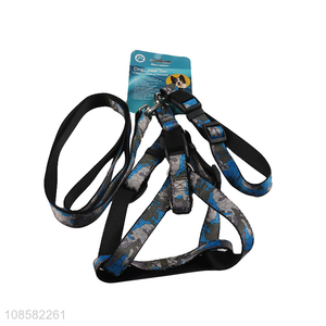 Good quality pet leash set pet coallar leash harness set