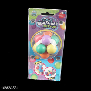Wholesale sensory molecule mix up twist and pull stress relief toy