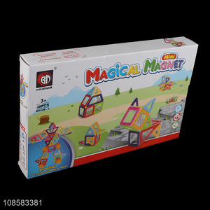 Wholesale 38pcs magical magnets magnetic building blocks for kids