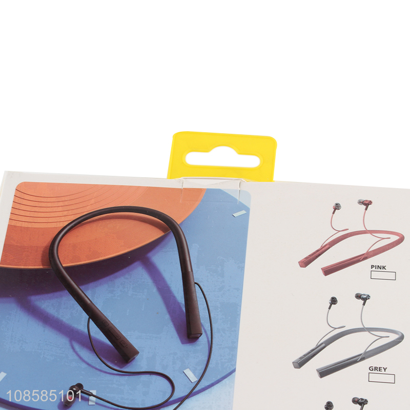 Factory price skin-friendly sport neckband wireless earphones
