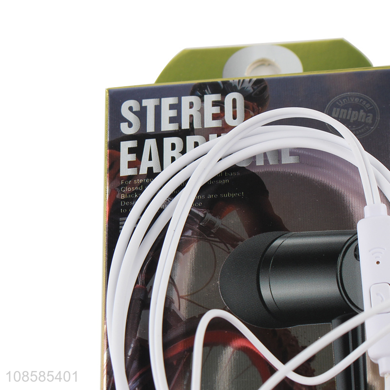 China wholesale sport bass stereo sound wired earphones headphones