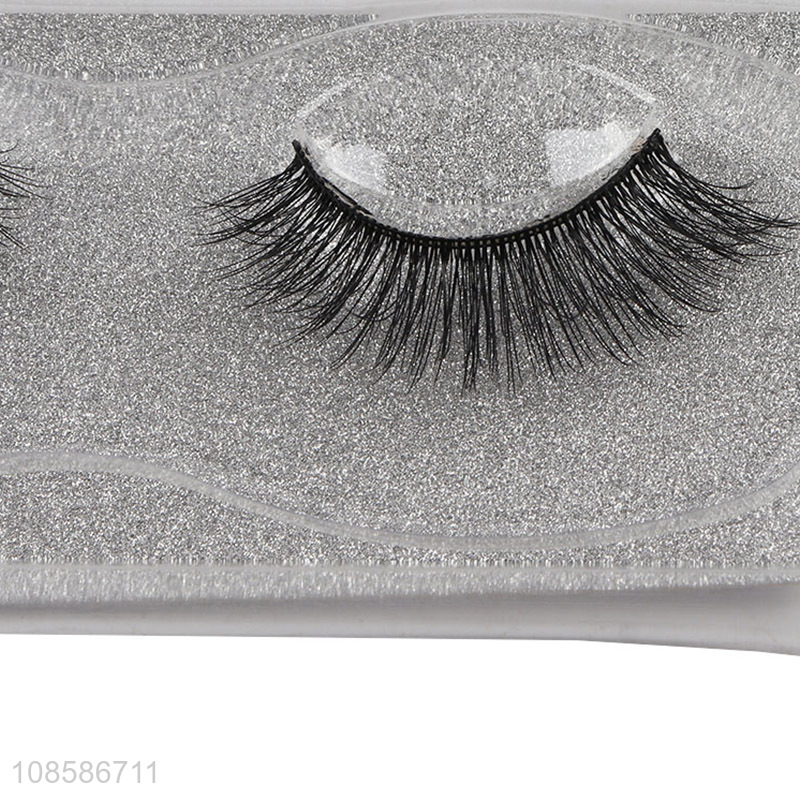Private label 1 pair 3D fluffy eyelashes short false lashes packs