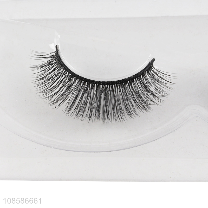 High quality 1 pair 6D cruelty-free natural look wispy eyelashes