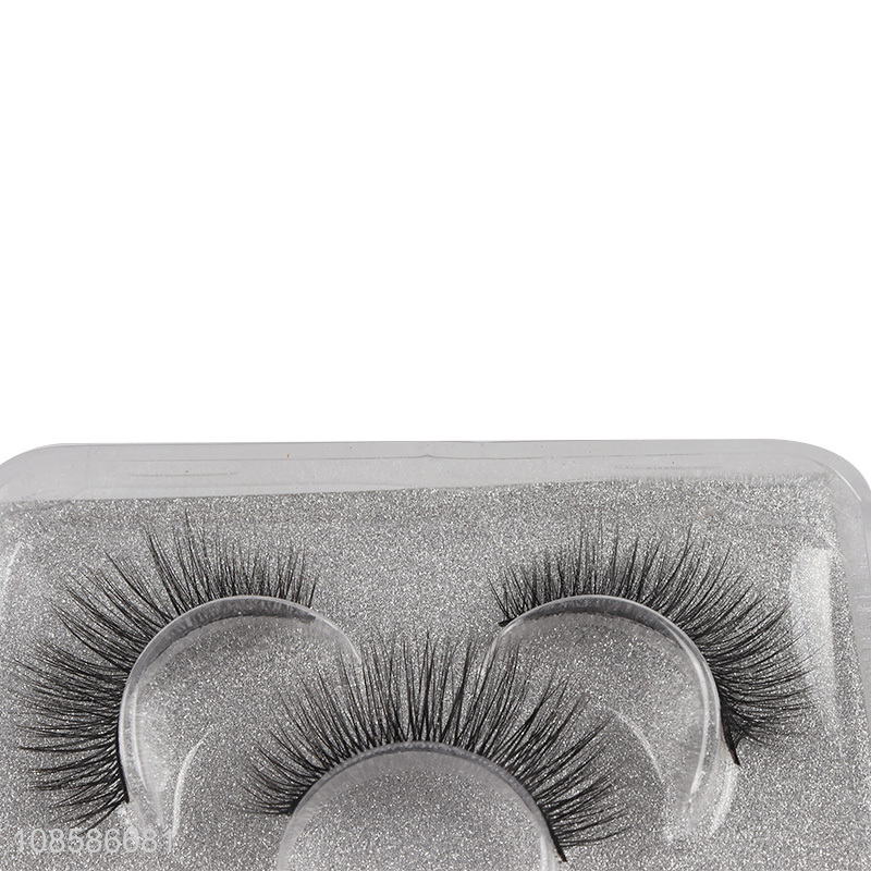 Best quality 3 pairs 6D cruelty-free false eyelash fake eyelash