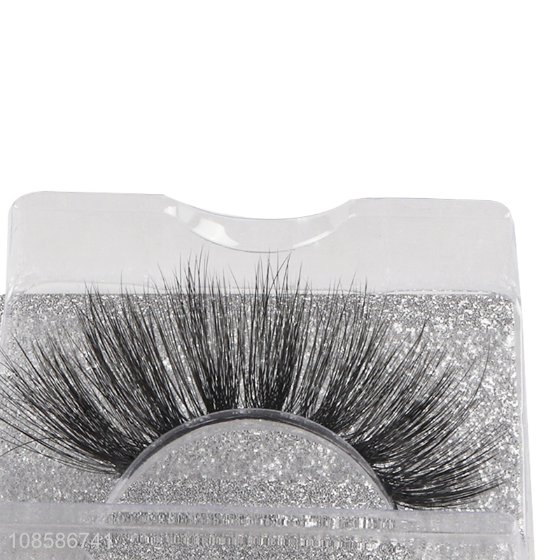 Factory supply 1 pair 3D reusable false eyelashes for women girls