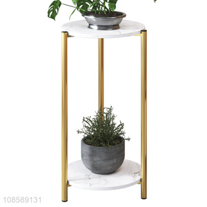 Wholesale 2-tier plant stand indoor outdoor plant shelf for corner