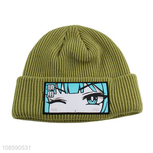 New product women winter hat knitted beanie hat for girls