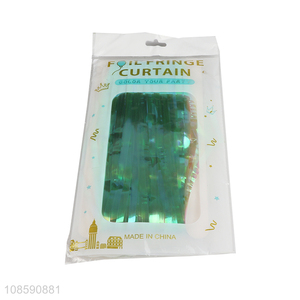 Factory price decorative tinsel foil fringe curtain wholesale